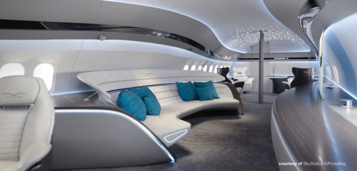 Interior concept revealed to celebrate first BBJ Max green delivery