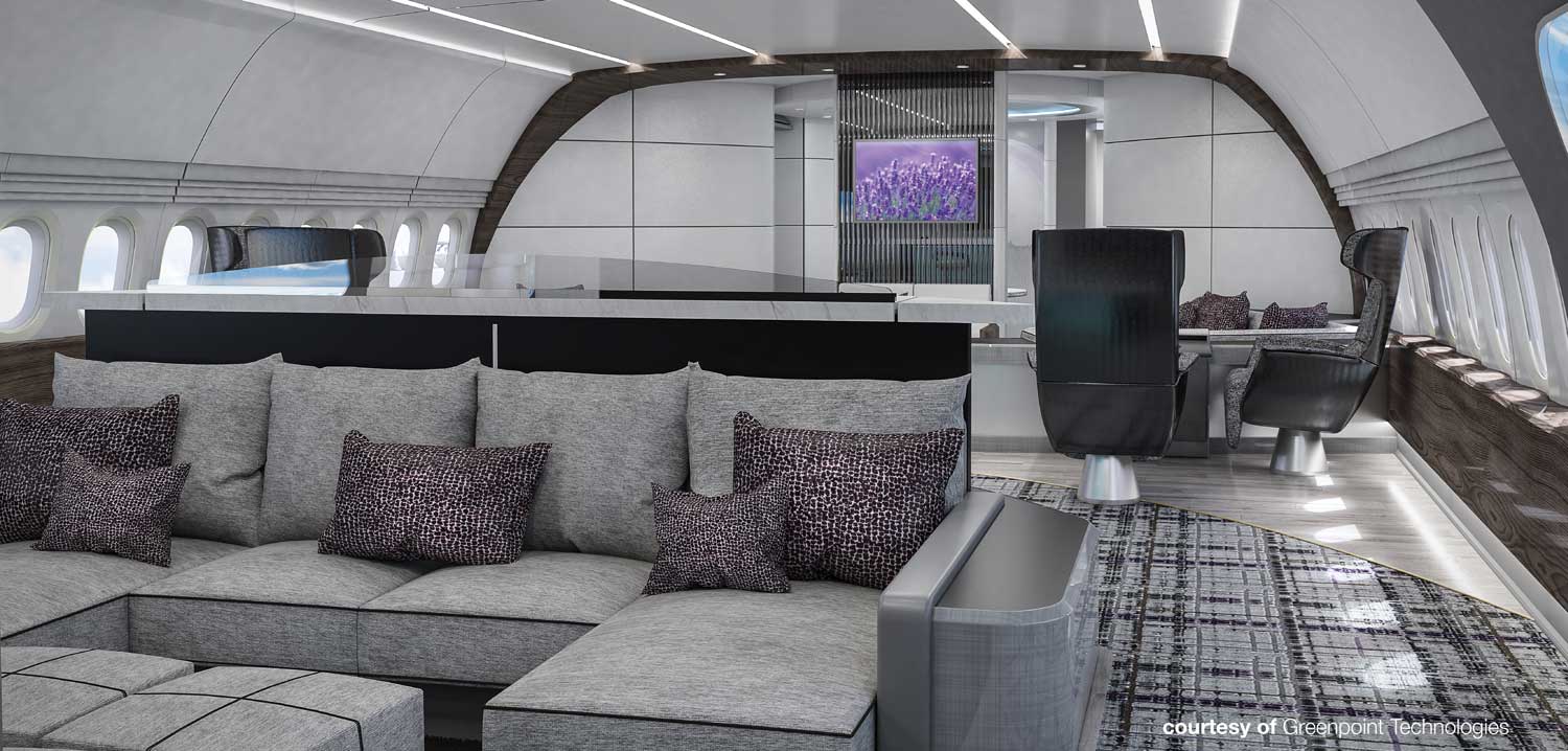 The Finishing Touch for Private Jet Interior Design Companies
