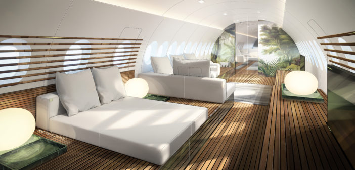 Lufthansa Technik SkyRetreat cabin concept. Image: Lufthansa Technik