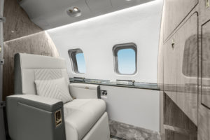 Luxaviation business jet interior. Source: Luxaviation