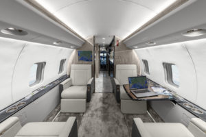 Luxaviation business jet interior. Source: Luxaviation