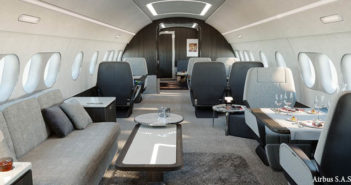 The ACJ TwoTwenty cabin