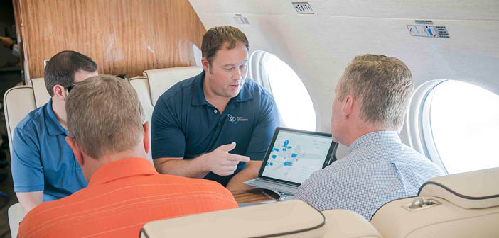 The SD VIP EIS programme supports improved connectivity understanding in real time in the air
