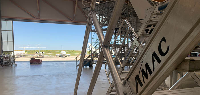 As well as maintenance inspections, AMAC Aerospace has seen demand for ADSB-Out projects