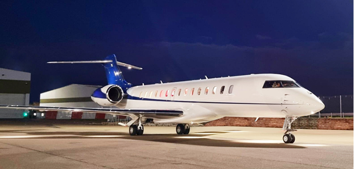 The Global 7500 will be based at London Luton Airport in the UK