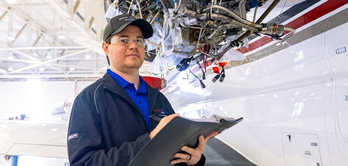 Jay Wall, USAF veteran and customer service manager for Textron Aviation