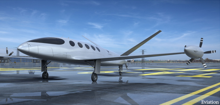 Alice, an all-electric aircraft being developed by Eviation