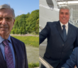 From left to right: Roger Whyte, Barry Johnson and Trevor Esling