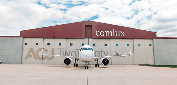 Comlux has welcomed a fourth ACJ320neo for cabin completion
