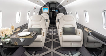 One of Jet Edge’s Bombardier Challenger aircraft