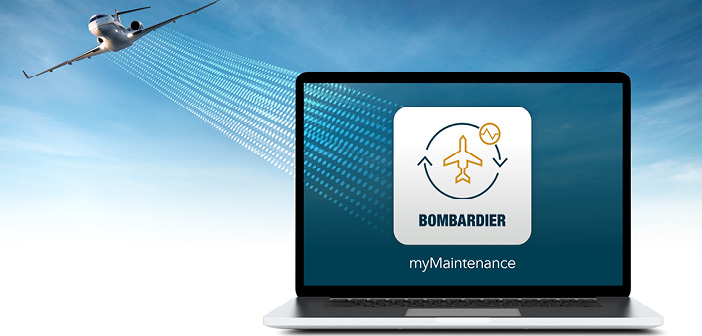 The myMaintenance app complements Bombardier's Smart Link Plus connected aircraft programme