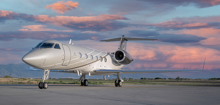 A Jet Edge branded Gulfstream