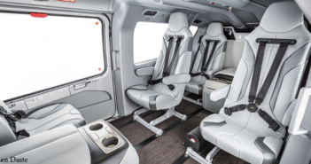 The ACH145 helicopter with vegan interior. Image: Adrien Daste