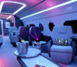 A lounge area that will feature on Five's ACJ TwoTwenty