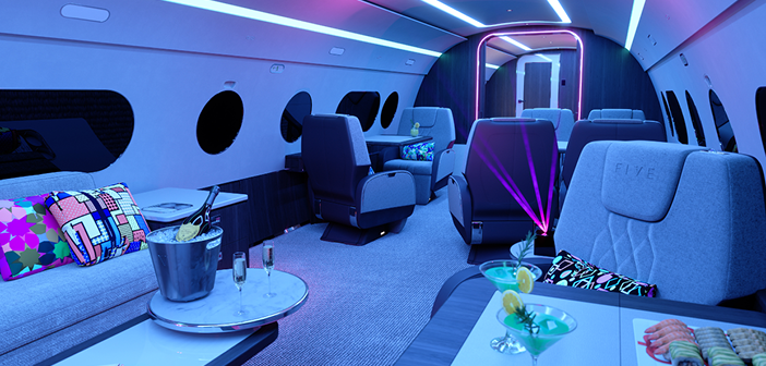 There will be 16 seats on board Five's ACJ TwoTwenty