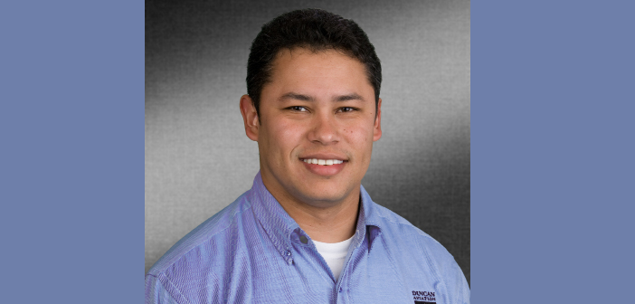 Edduyn Pita, the new manager of Duncan Aviation’s satellite facility in the Denver area, Colorado