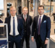 Left to right: Eymeric Segard, CEO of LunaJets; Guillaume Launay, director of sales; and Alain Leboursier, managing director. Image: LunaJets