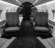 The Challenger 604 interior after its transformation at Duncan Aviation