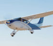 The Cessna Turbo Skylane in flight