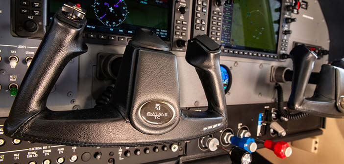 The Cessna Turbo Skylane cockpit