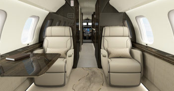 The Global 8000 club suite, looking forward