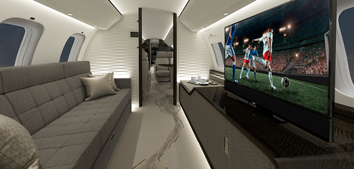 The Global 8000 entertainment suite