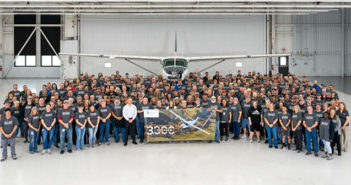Delivery of 3,000th Cessna Caravan family aircraft