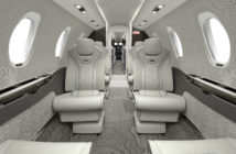 The Cessna Citation Ascend interior
