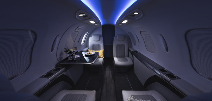 The HondaJet Elite II interior