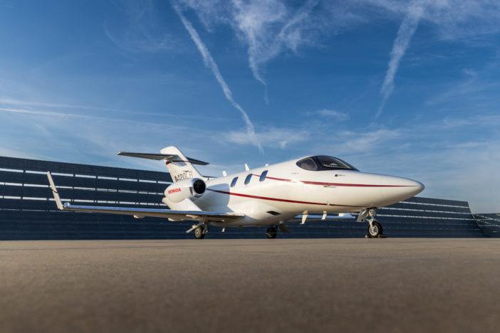 Exterior view of the HondaJet Elite II