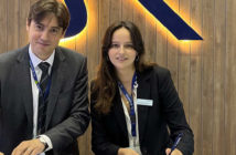 Jeremie Caillet of Jet Aviation and Adelaide Poisson of Donecle