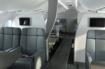 A preview of Lufthansa Technik's new ACJ TwoTwenty cabin design aimed at government and military operators