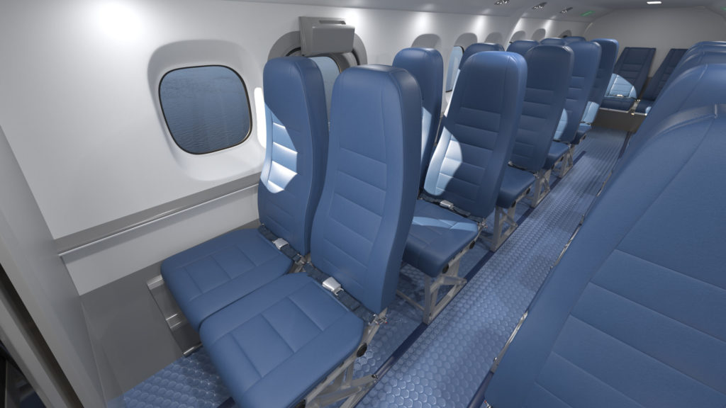 Interior of the DHC-6 Twin Otter Classic 300-G