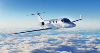 Inflight image of the HondaJet 2600