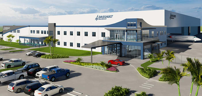 Rendering of the new MRO facility scheduled to open in early 2025 in Melbourne, Florida
