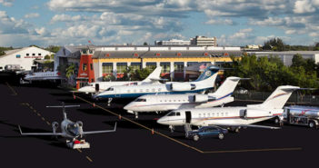 Banyan Air Service's facility at Fort Lauderdale Executive Airport
