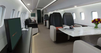 An example of the Bespoke VIP option in the ATR HighLine collection - showing a VIP aircraft cabin configuration