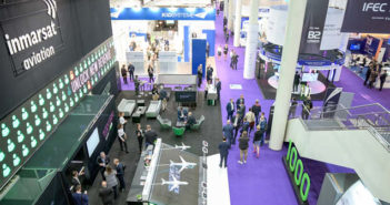 The Aircraft Interiors Expo show floor