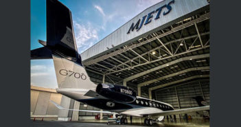 Aircraft entering a hangar