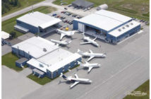 Flying Colours' Peterborough facility from the air