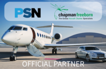 Business aircraft next to a luxury car