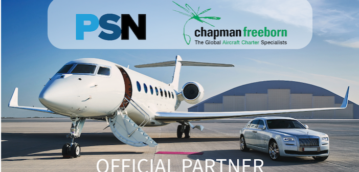 Business aircraft next to a luxury car