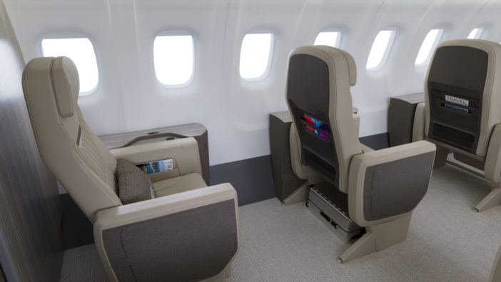 All-business class cabin