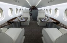 Falcon 900EX cabin interior