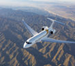 Bombardier Global 7500 in flight