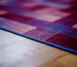 Deep Dyed carpet with check pattern