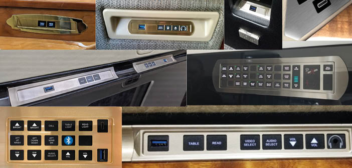 Collage of Cadence switch panel installations