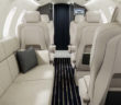 Business jet cabin