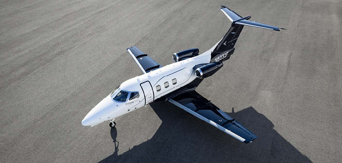 Business jet on tarmac