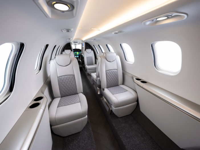 Business jet interior